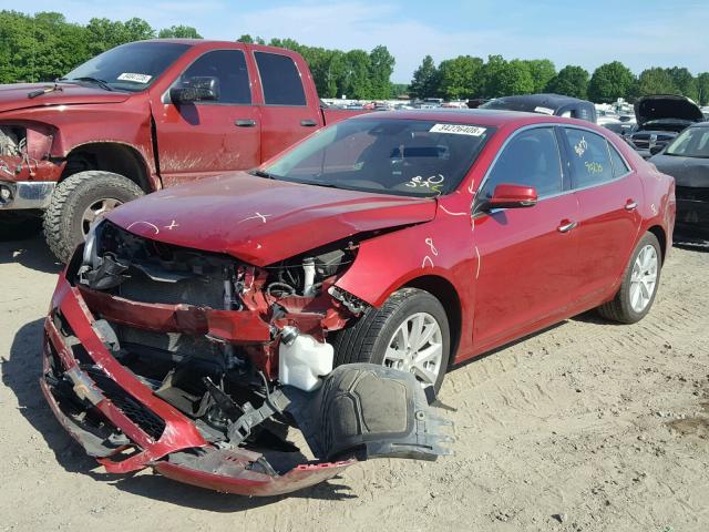 1G11H5SA3DF245578 - 2013 CHEVROLET MALIBU LTZ RED photo 2