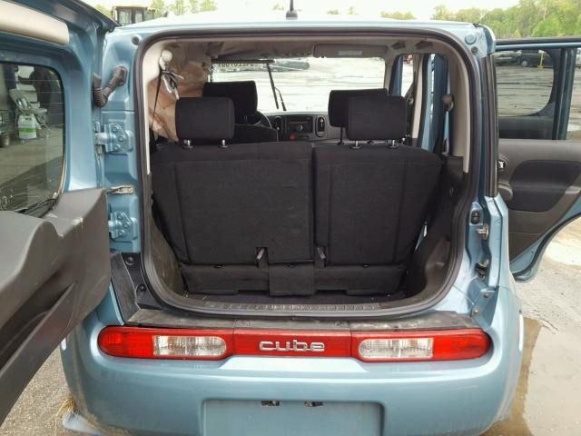 JN8AZ2KR0BT200481 - 2011 NISSAN CUBE BASE TEAL photo 10