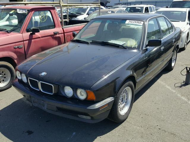 WBAHE2311RGE86584 - 1994 BMW 530 I AUTO BLACK photo 2