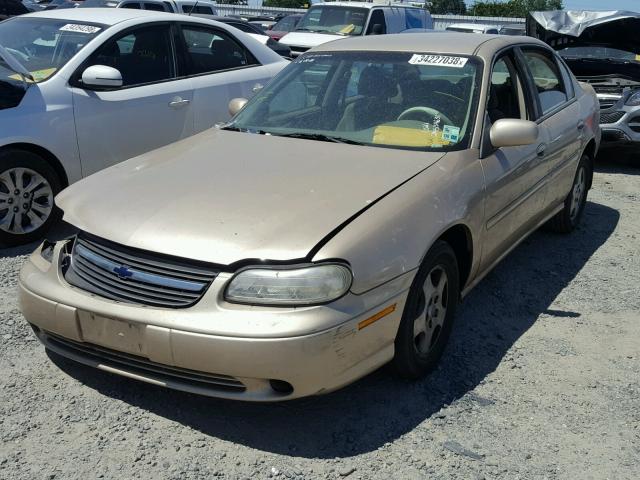 1G1NE52J92M534631 - 2002 CHEVROLET MALIBU LS GOLD photo 2