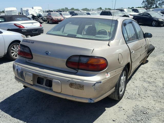 1G1NE52J92M534631 - 2002 CHEVROLET MALIBU LS GOLD photo 4