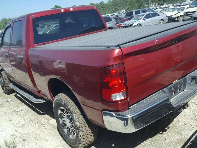 3C6UD5CL7CG158383 - 2012 DODGE RAM 2500 S RED photo 9