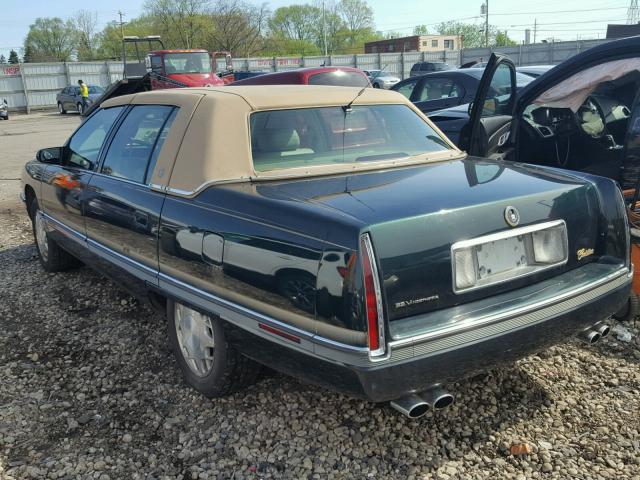 1G6KF52Y5SU246662 - 1995 CADILLAC DEVILLE CO GREEN photo 3