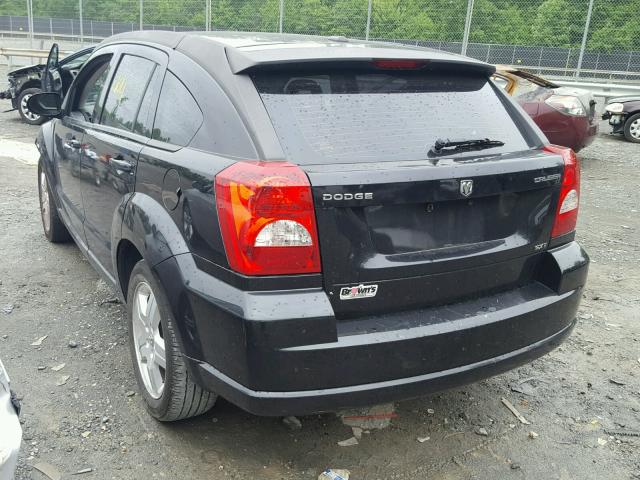 1B3HB48A99D197338 - 2009 DODGE CALIBER SX BLACK photo 3