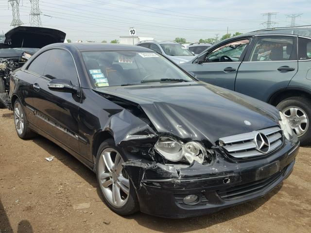 WDBTJ56H17F209208 - 2007 MERCEDES-BENZ CLK 350 BLACK photo 1