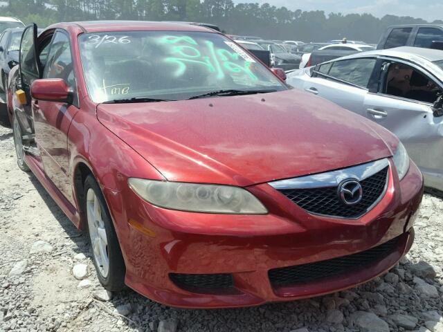 1YVFP80C735M05949 - 2003 MAZDA 6 I BURGUNDY photo 1