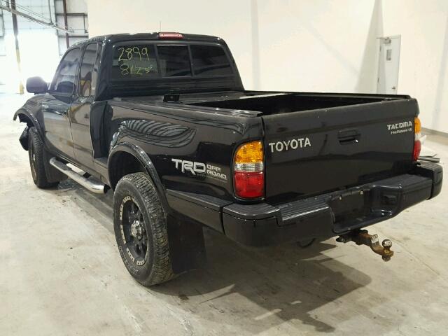 5TESN92N33Z182899 - 2003 TOYOTA TACOMA XTR BLACK photo 3