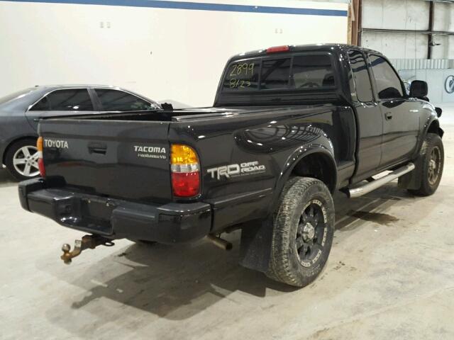 5TESN92N33Z182899 - 2003 TOYOTA TACOMA XTR BLACK photo 4