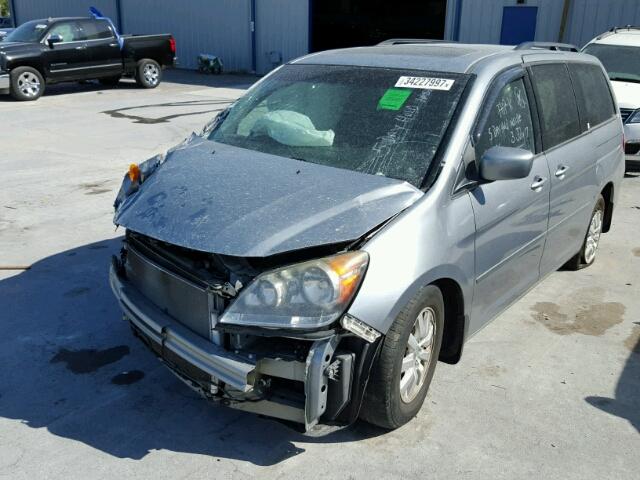 5FNRL38658B042332 - 2008 HONDA ODYSSEY EX GRAY photo 2