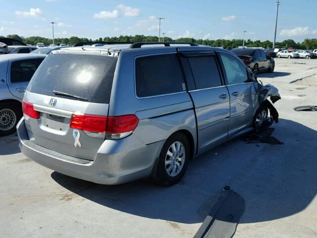 5FNRL38658B042332 - 2008 HONDA ODYSSEY EX GRAY photo 4