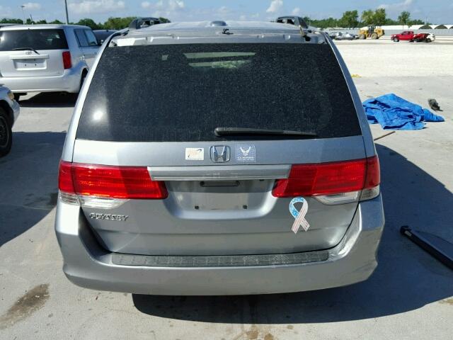 5FNRL38658B042332 - 2008 HONDA ODYSSEY EX GRAY photo 9