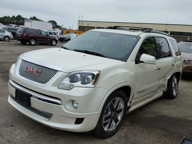 1GKKVTED3CJ224096 - 2012 GMC ACADIA DEN WHITE photo 2