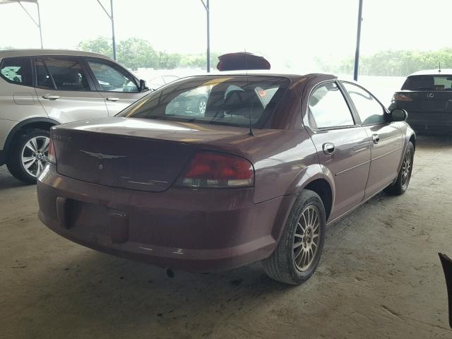 1C3EL46JX5N581445 - 2005 CHRYSLER SEBRING MAROON photo 4