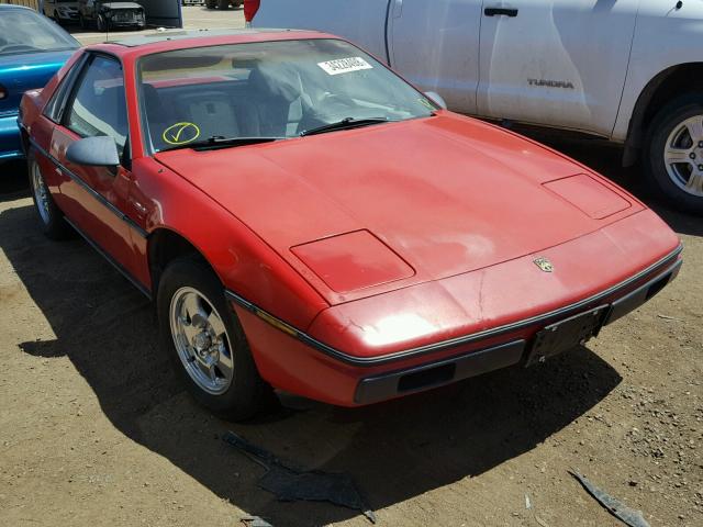 1G2PM37R8FP249322 - 1985 PONTIAC FIERO SPOR RED photo 1