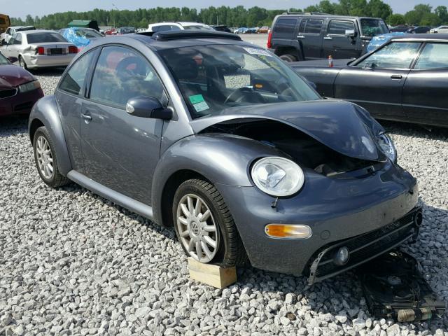 3VWCK31C84M415438 - 2004 VOLKSWAGEN NEW BEETLE ნაცრისფერი ფოტო 1