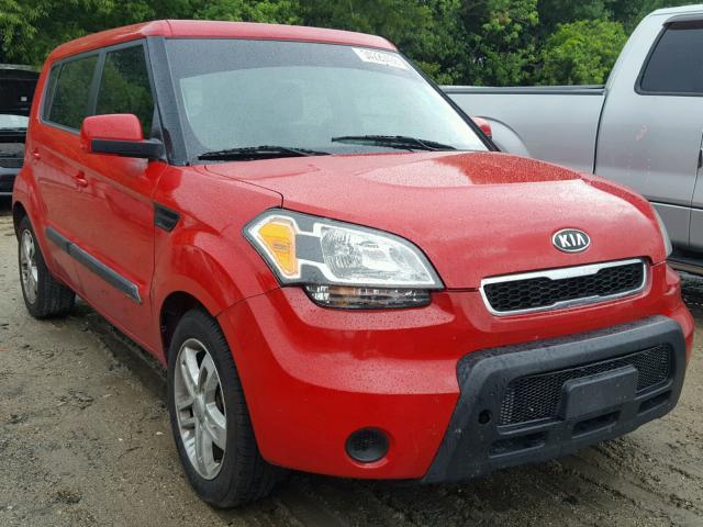 KNDJT2A26B7308095 - 2011 KIA SOUL RED photo 1