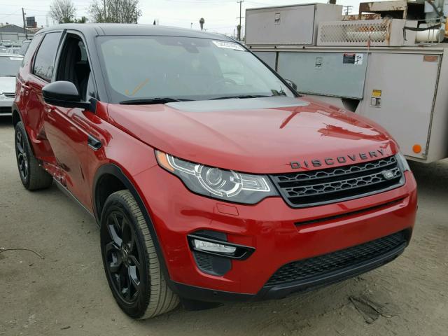 SALCR2BGXGH554465 - 2016 LAND ROVER DISCOVERY RED photo 1