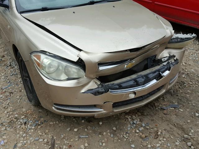 1G1ZH57B384217673 - 2008 CHEVROLET MALIBU 1LT 金色 照片 10
