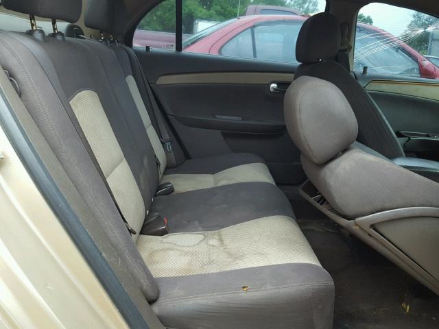 1G1ZH57B384217673 - 2008 CHEVROLET MALIBU 1LT 金色 照片 6