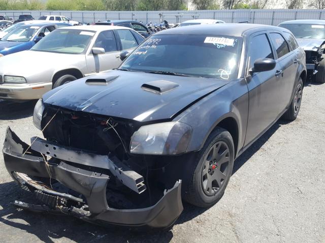 2D4FV47V17H622278 - 2007 DODGE MAGNUM SXT BLACK photo 2