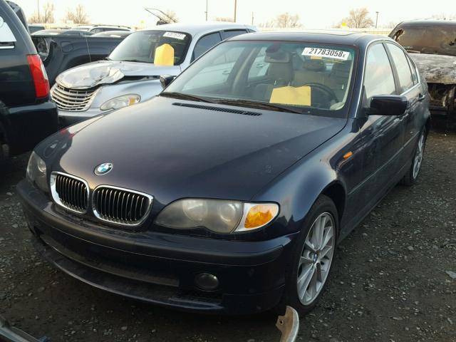 WBAEW53444PN33074 - 2004 BMW 330 XI BLUE photo 2