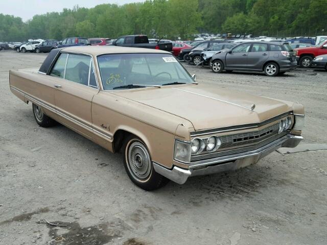 YM23K73251558 - 1967 CHRYSLER IMPERIAL TAN photo 1