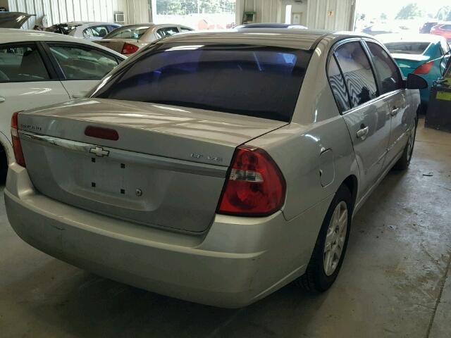 1G1ZT51826F131316 - 2006 CHEVROLET MALIBU LT SILVER photo 4