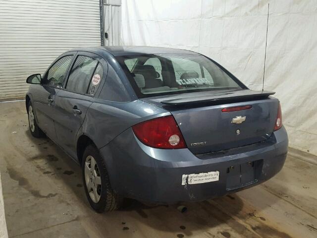 1G1AK52F757574664 - 2005 CHEVROLET COBALT GRAY photo 3