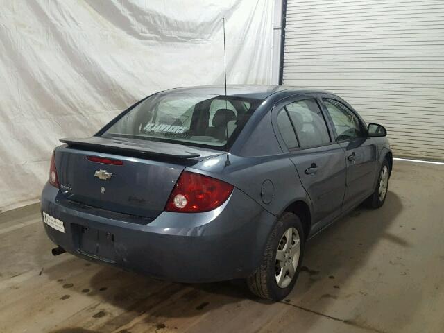 1G1AK52F757574664 - 2005 CHEVROLET COBALT GRAY photo 4