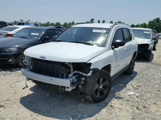 1C4NJCBA7GD560174 - 2016 JEEP COMPASS SP WHITE photo 2