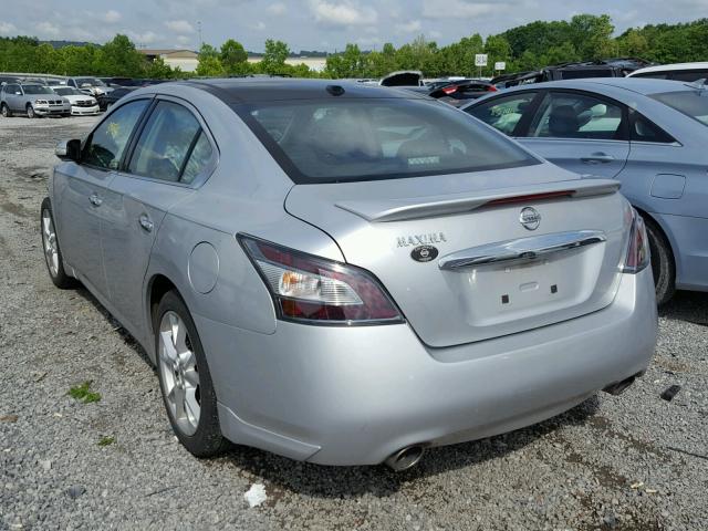 1N4AA5AP6CC801468 - 2012 NISSAN MAXIMA S SILVER photo 3