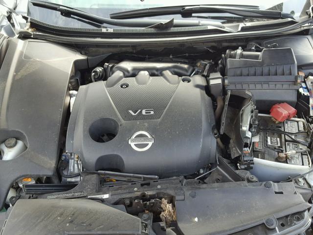 1N4AA5AP6CC801468 - 2012 NISSAN MAXIMA S SILVER photo 7