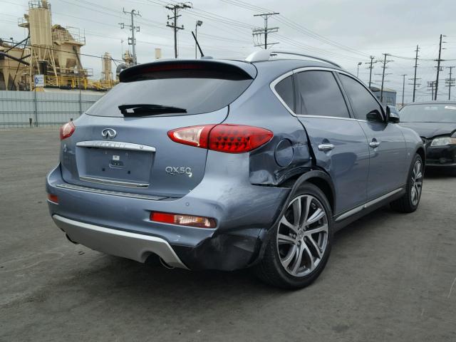 JN1BJ0RP0HM383418 - 2017 INFINITI QX50 BLUE photo 4