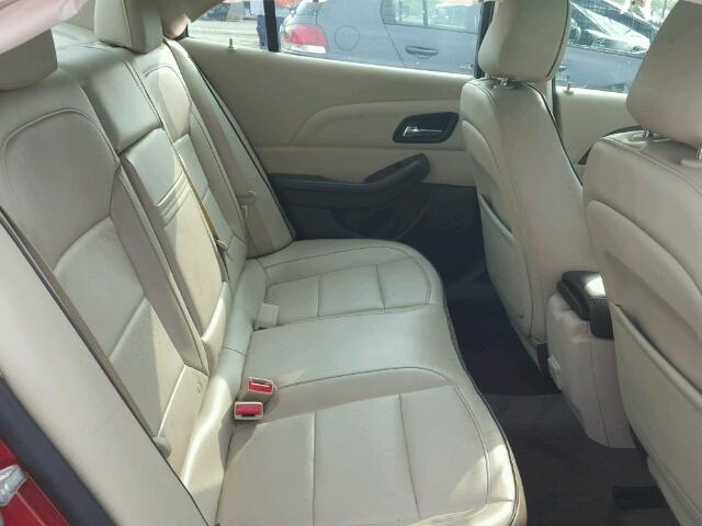 1G11G5SXXDF201228 - 2013 CHEVROLET MALIBU 3LT წითელი ფოტო 6