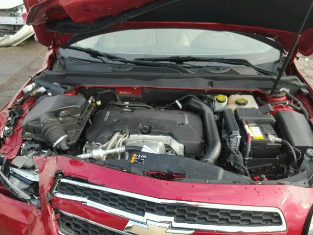 1G11G5SXXDF201228 - 2013 CHEVROLET MALIBU 3LT წითელი ფოტო 7