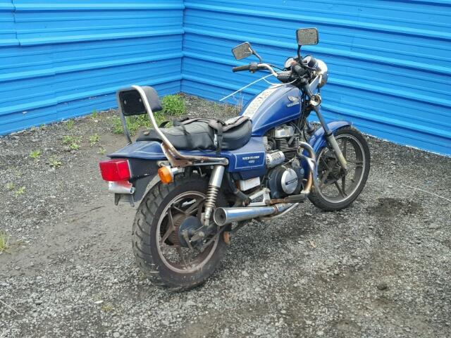 JH2PC0553GM401773 - 1986 HONDA CB450 SC BLUE photo 4