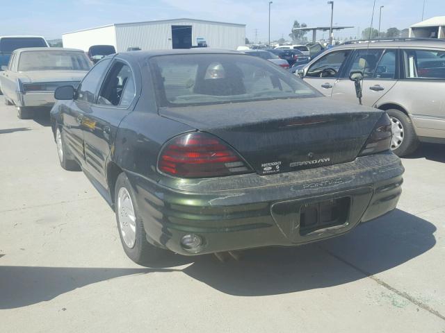 1G2NF52T1YM879607 - 2000 PONTIAC GRAND AM S Yaşıl foto 3