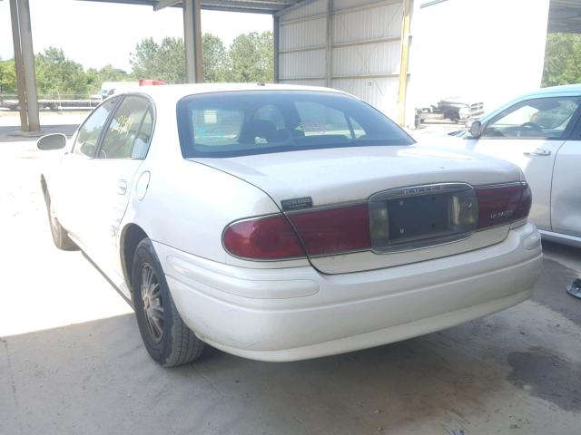 1G4HP52KX5U130423 - 2005 BUICK LESABRE CU WHITE photo 3