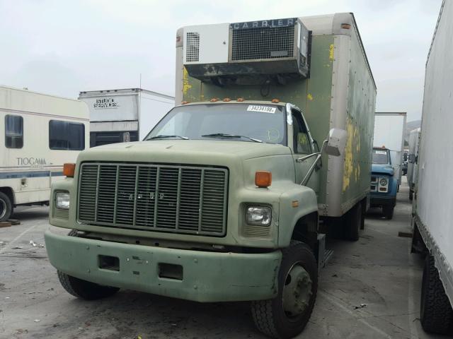 1GDJ6H1P2NJ504835 - 1992 GMC TOPKICK C6 GREEN photo 2