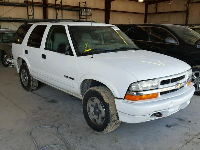 1GNDT13X04K139523 - 2004 CHEVROLET BLAZER WHITE photo 1