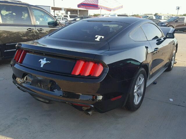 1FA6P8AM6G5306631 - 2016 FORD MUSTANG BLACK photo 4