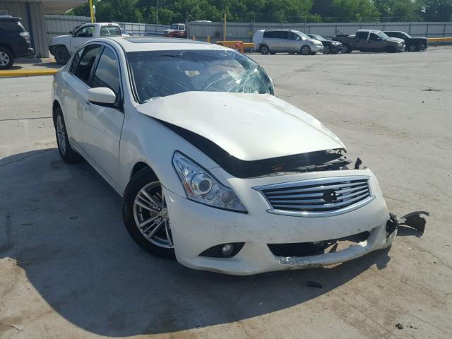 JN1CV6AP3DM720407 - 2013 INFINITI G37 BASE WHITE photo 1