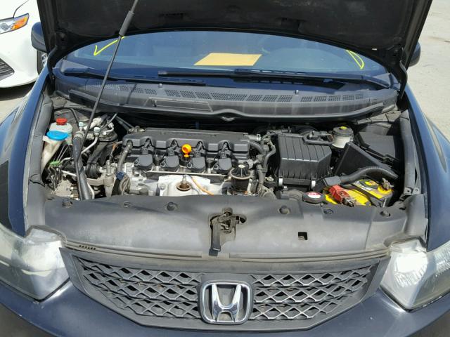 2HGFG129X9H530154 - 2009 HONDA CIVIC EXL BLACK photo 7