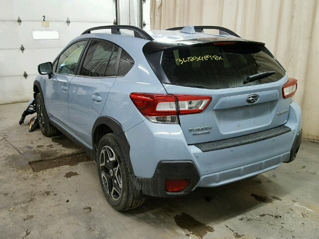 JF2GTALC4JH231909 - 2018 SUBARU CROSSTREK BLUE photo 3