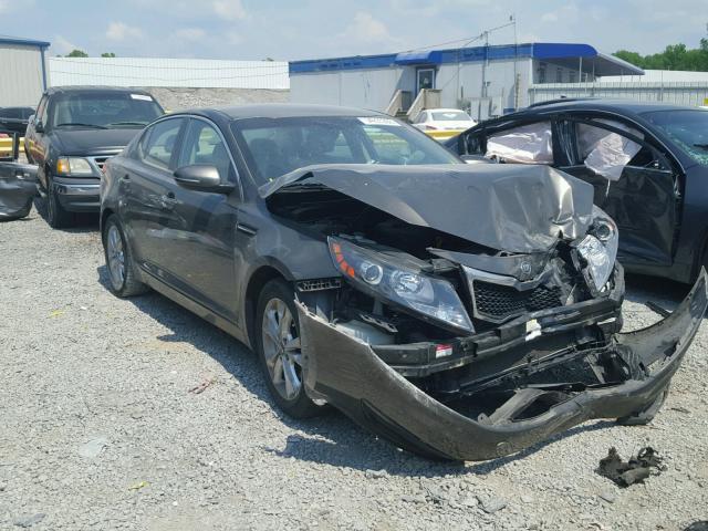 KNAGN4A73B5082232 - 2011 KIA OPTIMA EX BROWN photo 1