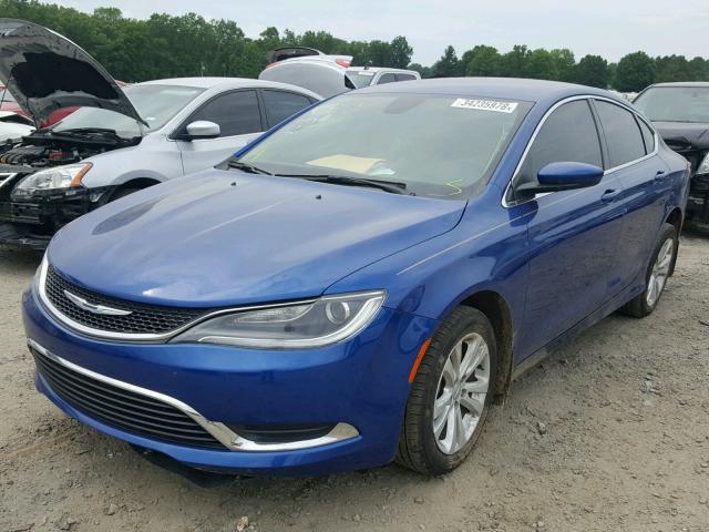 1C3CCCAB8FN645971 - 2015 CHRYSLER 200 LIMITE BLACK photo 2