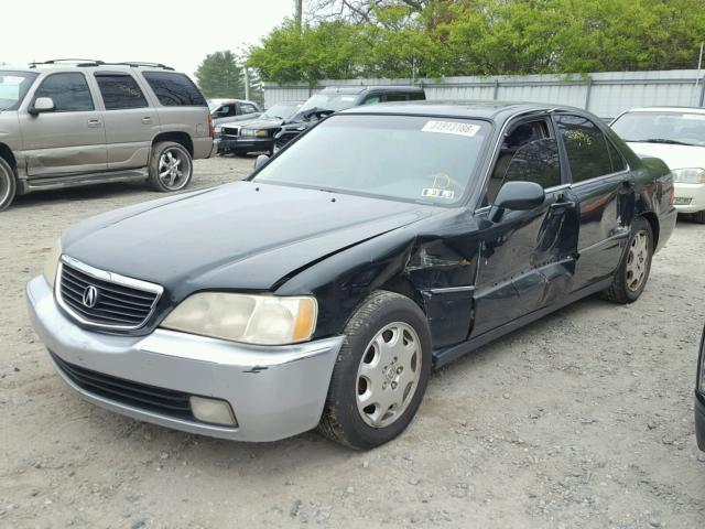 JH4KA9653YC011676 - 2000 ACURA 3.5RL GREEN photo 2