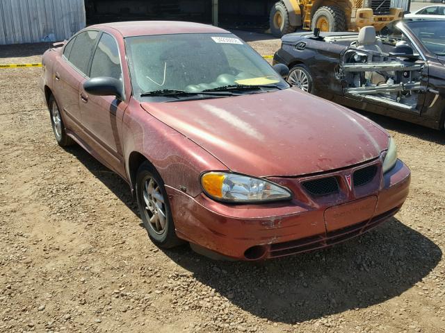 1G2NF52E13C252034 - 2003 PONTIAC GRAND AM S MAROON photo 1