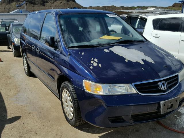 5FNRL185X4B125017 - 2004 HONDA ODYSSEY LX BLUE photo 1