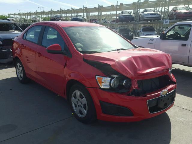 1G1JA5SH7G4157571 - 2016 CHEVROLET SONIC LS 红色 照片 1